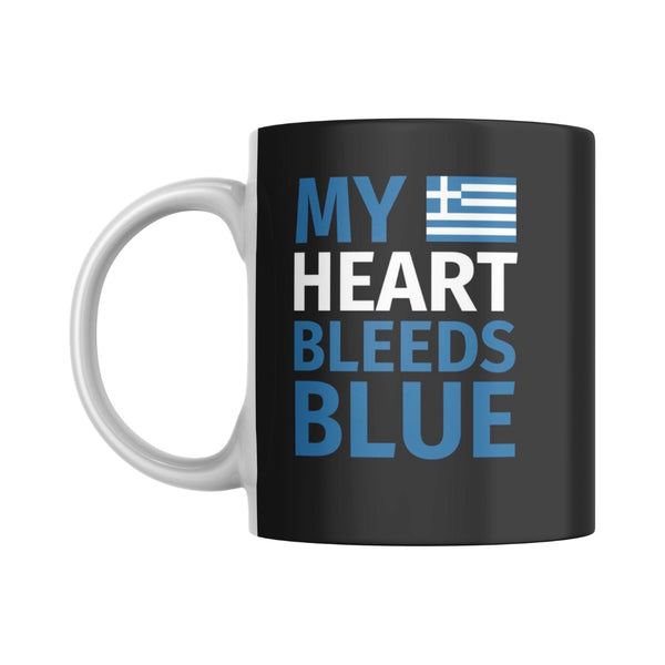 My Heart Bleeds Blue - Tasse