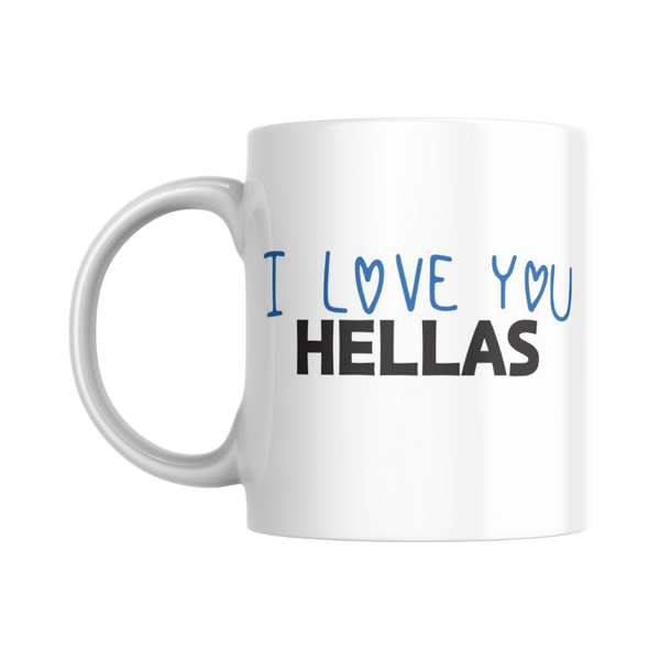 I love you Hellas - Tasse