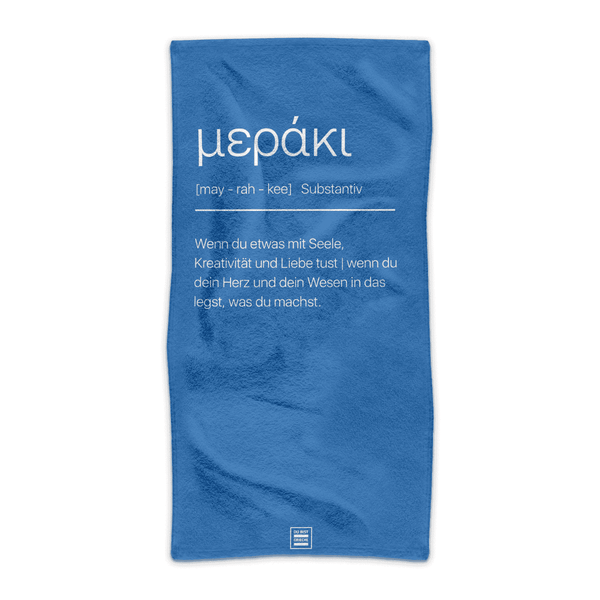 Meraki Definition – Strandtuch