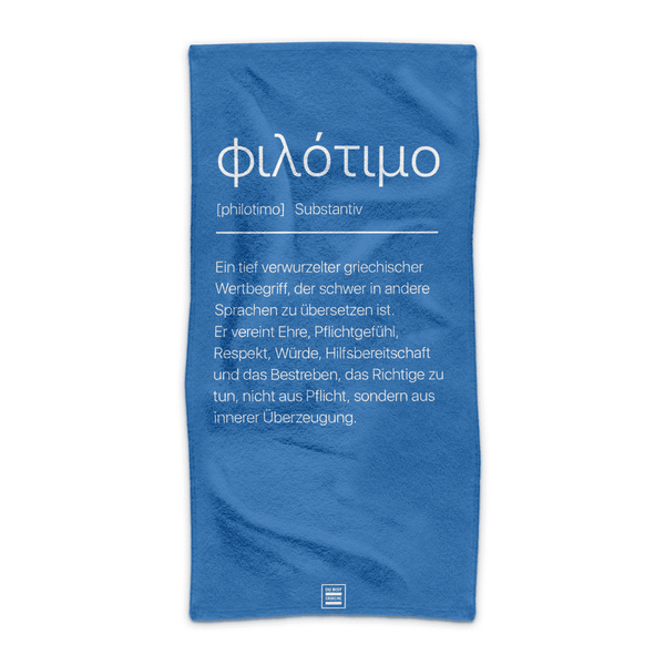 Philotimo Definition – Strandtuch