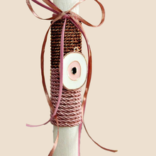 Osterkerze / Lampada Metallauge Rosa