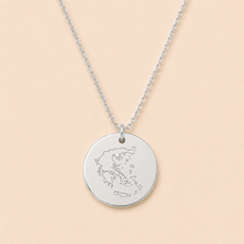 Silberne Griechische Kette
