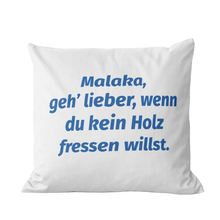 Malaka Holz fressen- Kissen
